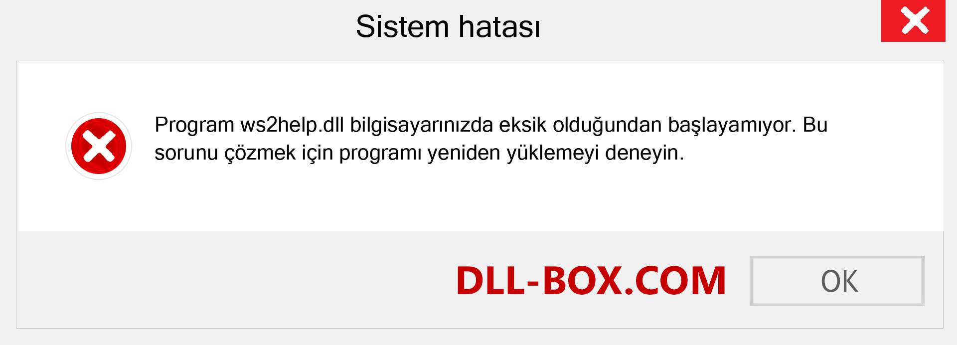 ws2help.dll dosyası eksik mi? Windows 7, 8, 10 için İndirin - Windows'ta ws2help dll Eksik Hatasını Düzeltin, fotoğraflar, resimler